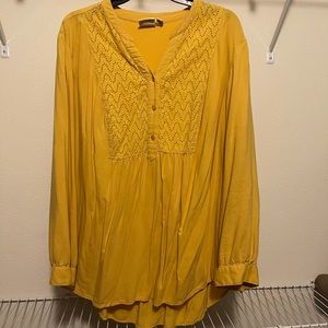 Gold Tunic Long Sleeved